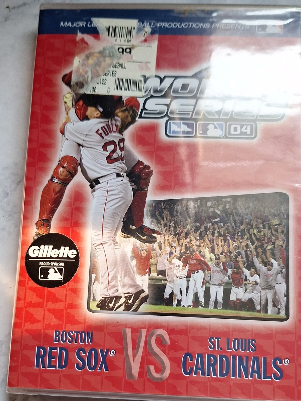 Boston Red Sox vs St. Louis Cardinals World Series 2004 Collector Cover - Red